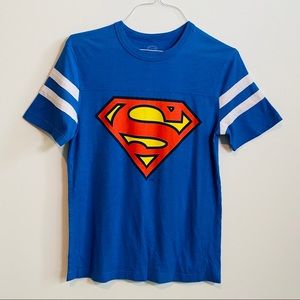 SUPERMAN 00 Jersey Style T-Shirt Size S